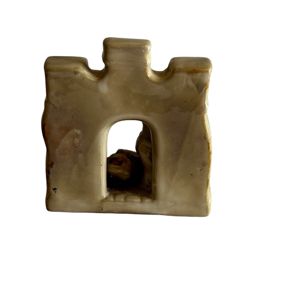 NATIVITY SCENE HOLY FAMILY CERAMIC HIGH GLOSS CHRISTMAS DECOR - Picture 5 of 10